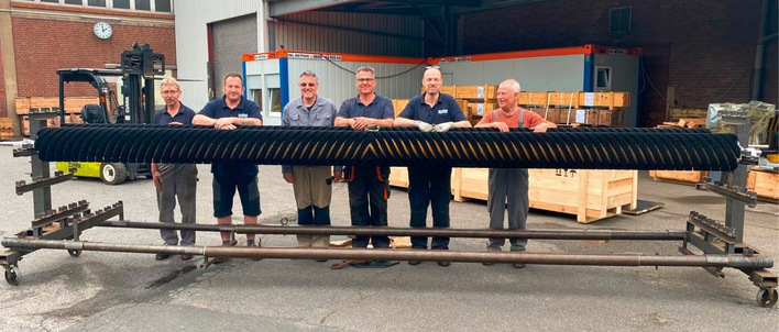 Die größte Monfort ­Walze ist über 6m lang.