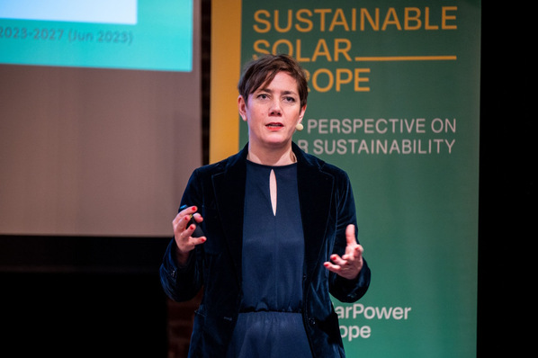 Walburga Hemetsberger, CEO of SolarPower Europe, will be one of the speakers at Sustainable Solar Europe 2024, December 12, in Brussels.