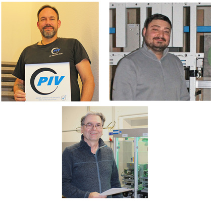 Zum Auditor der Zertifizierungsstelle PIV CERT ist Daniel Ruprecht-Kohn (l.) aufgestiegen. Mit Hasan Özkan (r.) hat das PIV einen weiteren Kollegen gewonnen.
Jürgen Lienau (u.) führt im PIV interne Audits durch.