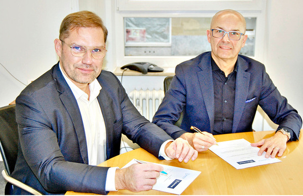 Robert Nowak (r.) und Tomasz Polaczek.