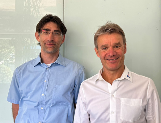 Die Viprotron-Gründer Andreas Sandner (li.) und Kai Vogel freuen sich über den Erfolg