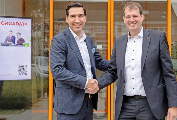Marcus Pannier, Regional President bei Forterro und Bernd Hillbrands, Gründer von Orgadata
