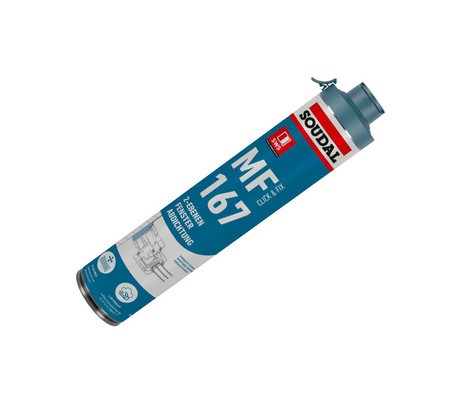 Am Soudal-Stand werden u.a. Neuheiten wie der neue Füll- und Dämmstoff MF 167 sowie Weiterentwicklungen präsentiert.