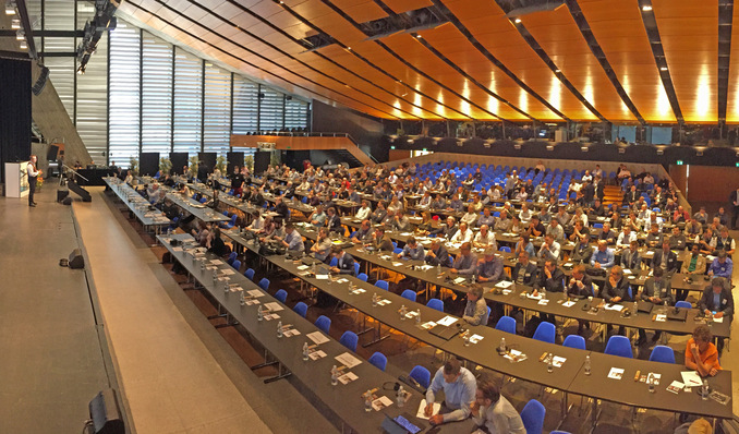 Die Windays finden in der prachtvollen Kongresshalle in Biel statt.