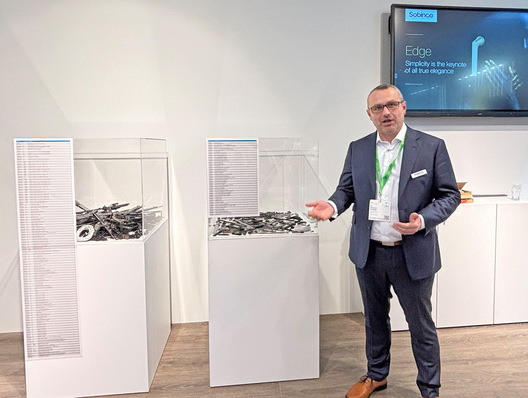 Heinrich Schwab, Business Development Manager bei Sobinco auf der BAU 2025.