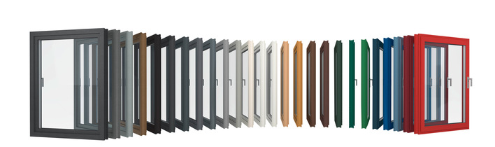 Mit mehr als 20 Standard­farb­tönen bietet ­profine proCoverTec viel Gestaltungs­spielraum.