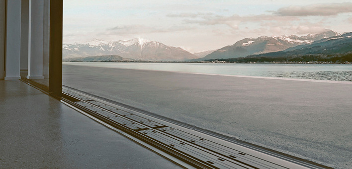Venuro: Schiebesystem-Unikate aus glasfaser- (GFK) und kohlen­stofffaserverstärkten (CFK) Verbundwerkstoffen für eine außer ­ gewöhnliche Wohnarchitektur.