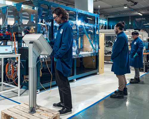 Der Miru Coater in der F&E-Einrichtung