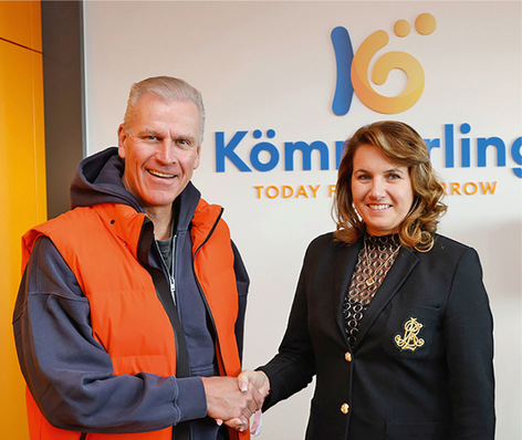 Die Zusammenarbeit wurde am 8.02.2025 von den beiden Partnerunter-nehmen offiziell besiegelt - von Claudia Rager-Frey, Geschäftsführerin der Alumat-Frey GmbH und Dr. Peter Mrosik, Geschäftsführender Gesellschafter der profine Group.