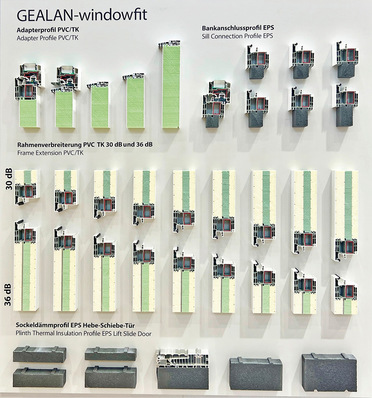 Auf der BAU 2025 erstmals vorgestellt: das windowfit-Programm.