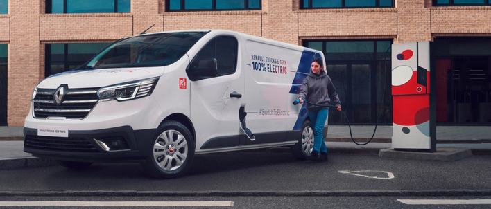 Renault Trucks bietet zusammen mit Wall-E ein Gesamtpaket an: Fahrzeug, Wallbox, Installations-Check und Einbau.