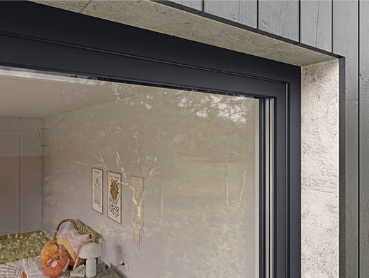 Die extrem matte Oberfläche verleiht Fenstern eine besonders edle und hochwertige Optik und sorgt für täuschend echten Alu-Look.