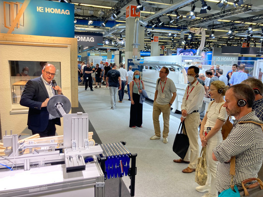 Der letzte Homag-Auftritt auf der HolzHandwerk war im Jahr 2022