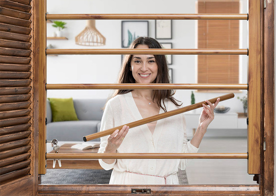 Das Gittersystem wird in verschiedenen Varianten angeboten. Beim Modell T82 können die Gitterstangen durch ein Sicherheits-Schließsystem nachträglich jederzeit entfernt werden.