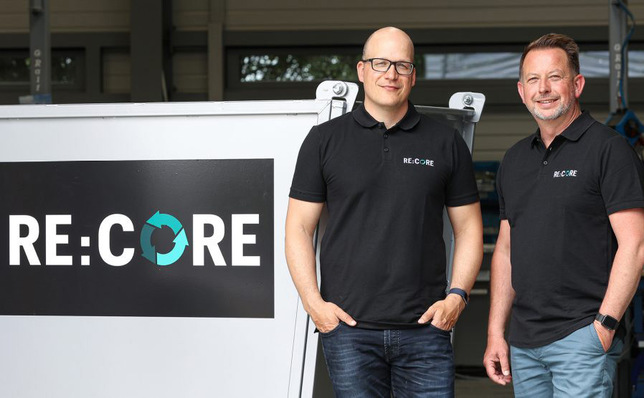 Die Re:Core Geschäftsführer Dirk Schneider (l.) und Mario Husemann.