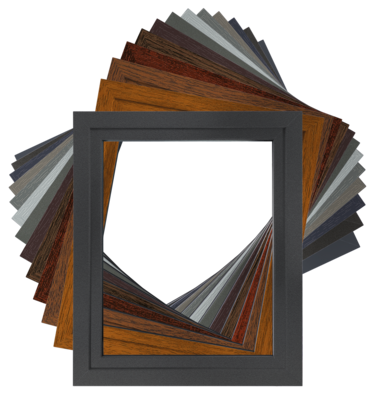 Mit der VEKA Colour Edition macht das Systemhaus die 13 beliebtesten Oberflächen und Holzdekore einseitig und beidseitig foliiert direkt ab Lager verfügbar