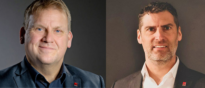 Thomas Reinert (l.) wurde zum Chief Sales Officer (CSO) ernannt, Andreas Kern hat am 1. November 2025 seine neue Position als Chief Operating Officer (COO) angetreten.