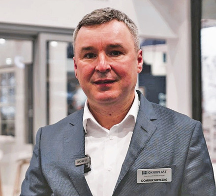 Dominik Mryczko, Geschäftsführer Oknoplast Deutschland GmbH.