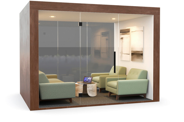 Mute-Boxen werden immer häufiger im Bürobereich nachgefragt.