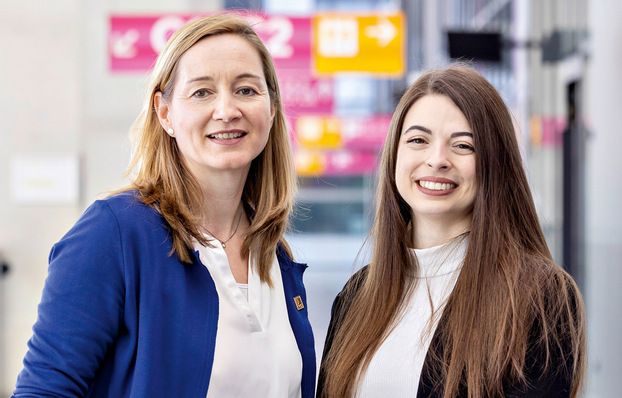 Annabell Herwarth und Chrisoula Lazaridou aus dem R+T-Team verantworten die Organisation und Durchführung des renommierten Preises der Weltleitmesse mit nationalen und internationalen Teilnehmern.