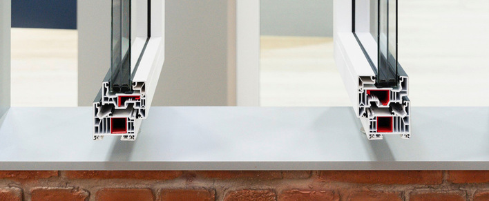 Veka Pure 82 spricht design­bewusste Bauherren mit einem Sinn für klare Konturen an.