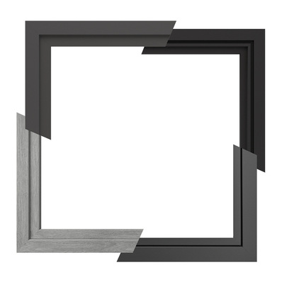 Die neo Plattform (PVC) und die Aluminium­plattform aluplast one75 treten in einem harmonischen Zusammen­spiel auf.