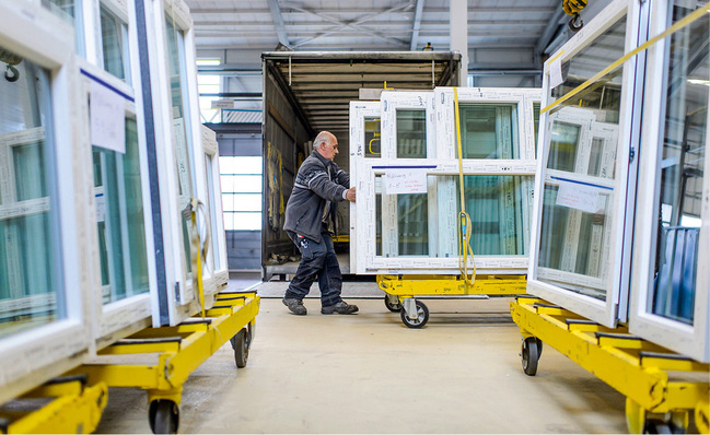 Ein 3E-Schwerpunkt auf der Messe: Das Gestell- und Ladungsträgermanagement.