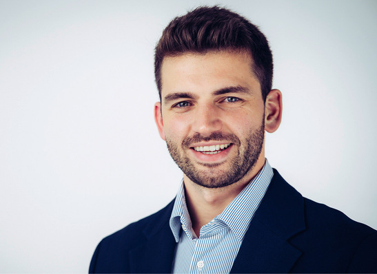 Laurin Weidner, Vertriebsleiter DACH der Glastechnik Holger Kramp GmbH.