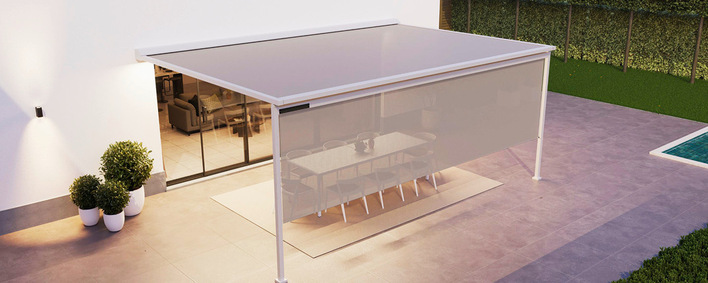 Die Versuz Linea wurde als Sonnenschutzlösung entwickelt, die an heißen Tagen für natürliche Kühlung sorgt, ohne dabei Abstriche beim Design zu machen.