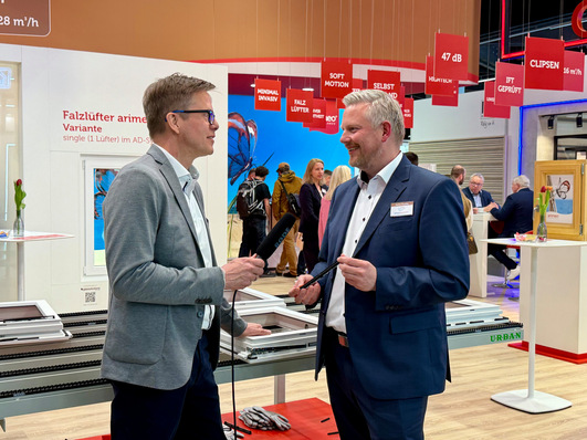 Achim Kockler (r.) im Gespräch mit GW-Chefredakteur Daniel Mund