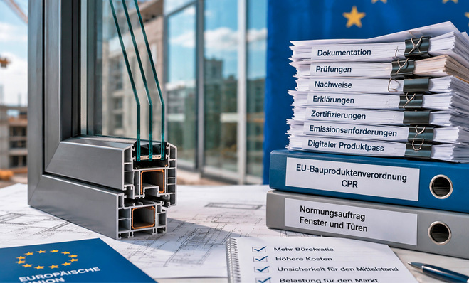 Zentrale Kritikpunkte des VFF an der EU-Bauproduktenverordnung sind die zusätzlichen Dokumentationspflichten, ­mögliche neue Prüf- und Zertifizierungsanforderungen, unverhältnismäßige Emissionsdeklarationen und mehr.