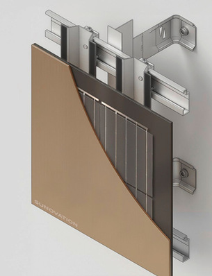Das neue BIPV-﻿Fassadenelement mit abZ von Sunovation
