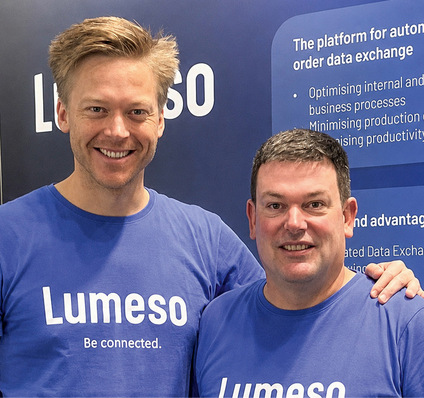 Die Lumeso-Geschäftsleitung: CEO Georg Katzlinger-Söllradl und CTO Christian Kimmeswenger (r.)