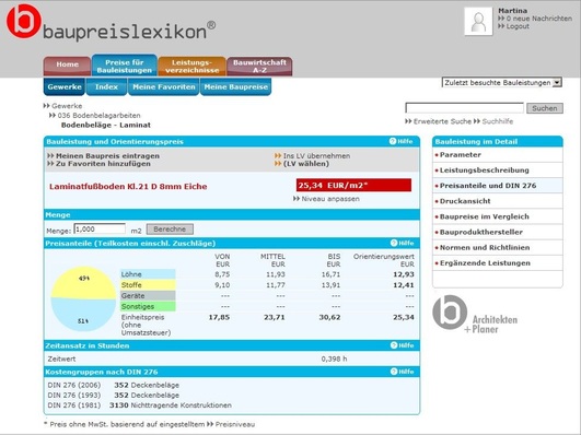 Eine Suchmaske sowie ein Stichwortverzeichnis mit ca. 8200 Suchwörtern erleichtern das Auffinden.