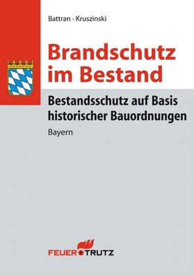 Lutz Battran und Thomas Kruszinski: „Bestandsschutz auf Basis historischer Bauordnungen“, aus der Reihe Brandschutz im Bestand, 2010. DIN A 5. Gebunden. 662 Seiten, ISBN 978-3-939138-82-2, Preis: 59,— Euro.