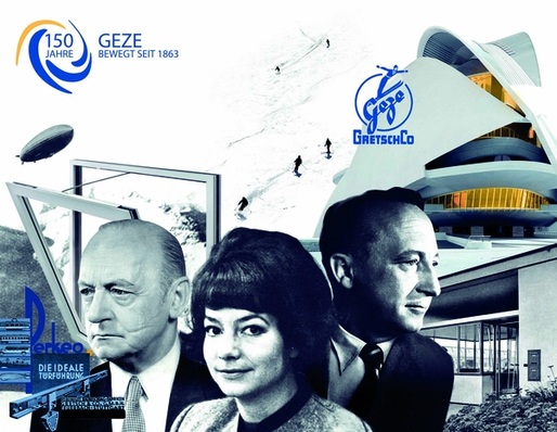 Sie machte Geze zu einem der Weltmarktführer bei innovativer Tür-, Fenster- und Sicherheitstechnik: die Geschäftsführende Gesellschafterin Brigitte Vöster-Alber (Mitte), rechts: ihr Vater Walter Vöster, links: ihr Großvater Reinhold Vöster.