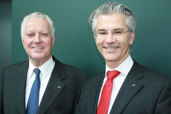 Dorma Gesellschafter Karl-Rudolf Mankel (l.) und Geschäftsführer Thomas P. Wagner schauen zuversichtlich in die Zukunft.