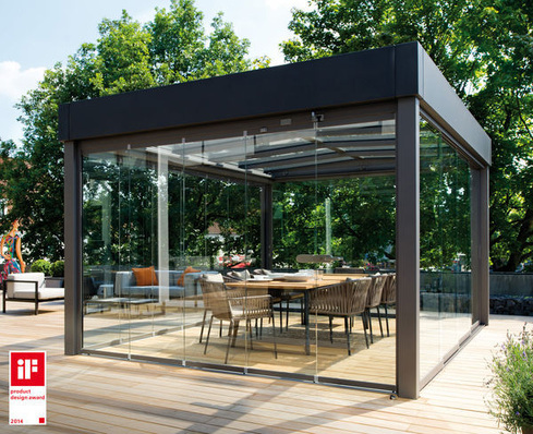 Das Solarlux Glashaus Atrium Carré wurde mit dem iF product design award 2014 ausgezeichnet.