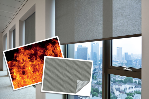 Das neue SecuTex-Gewebe A2 reduziert Risiken im Brandfall.