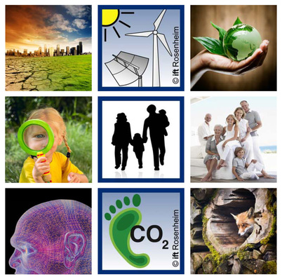 © bpr/ift Rosenheim, Fotolia.com (Global Warming Concept © Kwest; Hand © 
Beboy; Mädchen mit Lupe © verevs; Family © ngaga35; Familie © 
iceteaimages; Der digitale Mensch © mickey hoo; Red Fox © lightpoet)
