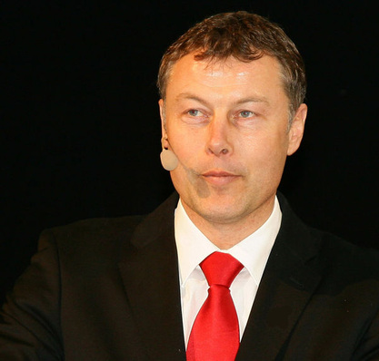 Jörg Holzgrefe hier noch in seiner Geschäftsführer-Funktion bei Aldra - jetzt lenkt er die Geschicke von Weru.