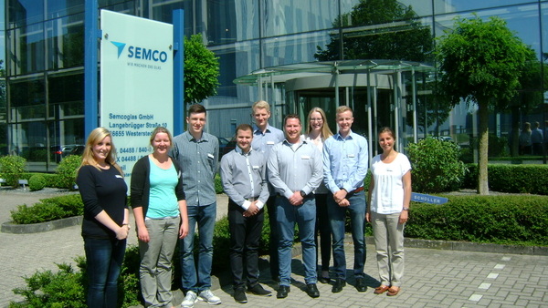 Die Begrüßung der neuen Azubis am Standort Westerstede.