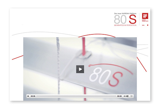 
Für seine Optik wurde der neue Raffstore 80 S bereits mit dem iF product design award 2014 ausgezeichnet.
