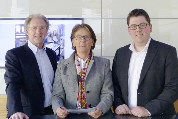 
Ein starkes Familienunternehmen in 3. und 4.Generation: (v.l.) Die Geschäftsführer Carl und Anne Pinnekamp sowie Sohn Thomas, der seit 2013 in der Firma aktiv ist.
