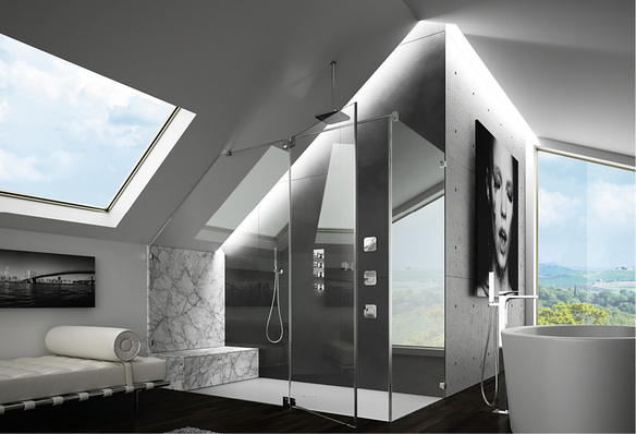 
Ziel des Handwerkers sollte es sein, das gläserne Bad wie ein begehrenswertes Schmuckstück zu vermarkten.
