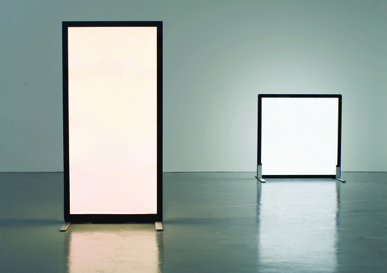 Das ausgezeichnete Leuchtglas wirkt als eigenständige Lichtquelle.