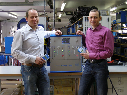 Die Helantec-Geschäftsführer Jochen Weiß (l.) und Gregor Witrofsky