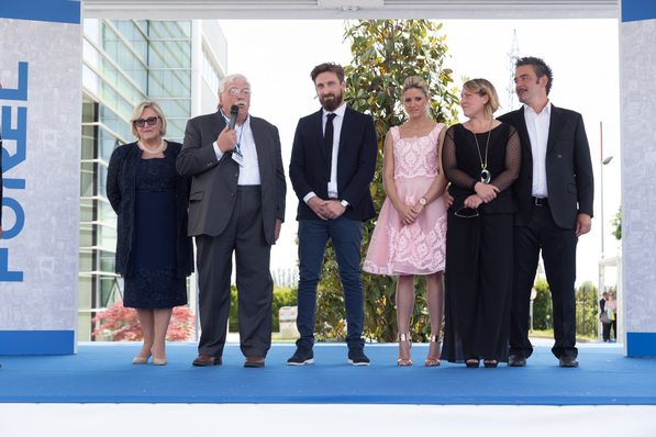 Forel-Gründer Fortunato Vianello (2.v.l) mit seiner Frau und den Kindern, die bereits im Unternehmen mitarbeiten.