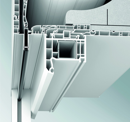 Die Lärmverschlussleiste für das Aufsatzkastensystem Exte Elite XT verbessert den Schallschutz. Bei heraufgezogenem ­Panzer dichtet sie den Kasten zuverlässig gegen eindringenden Schall ab.