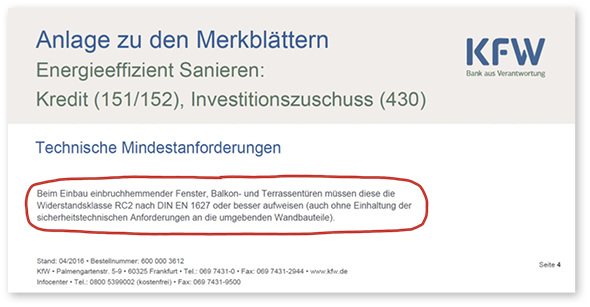 



An dem Passus (rot) in der „Anlage zu den Merkblättern Energieeffizient Sanieren: Kredit (151/152), Investitionszuschuss (430)“ scheiden sich derzeit die Geister.
